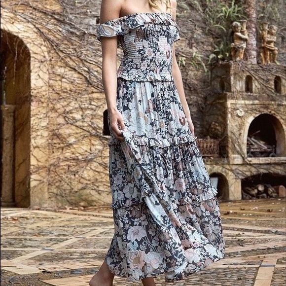 Spell Dresses Uft Spell Amethyst Shirred Dress Poshmark